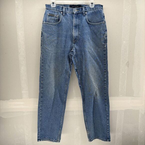 Calvin Klein Jeans Easy Fit Men's Size 32 Act (30 Waist) Light Stone Wash Denim - Picture 1 of 9